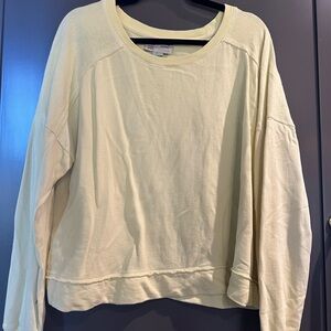 Free People Yellow Sweatshirt